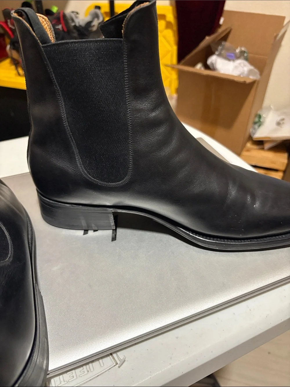 Classic Black Leather Chukka Boots - Timeless Men’s Chelsea-Style Boot